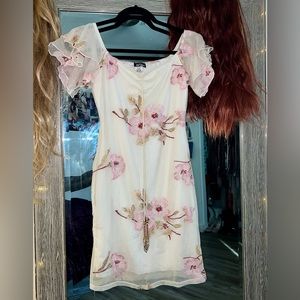 Ivory Flower Dress flower 🌸